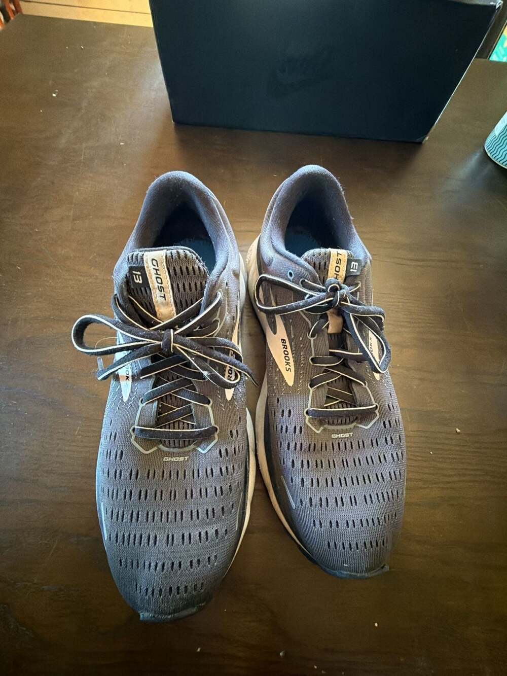 Brooks Ghost 13 Running Shoes Gray Black